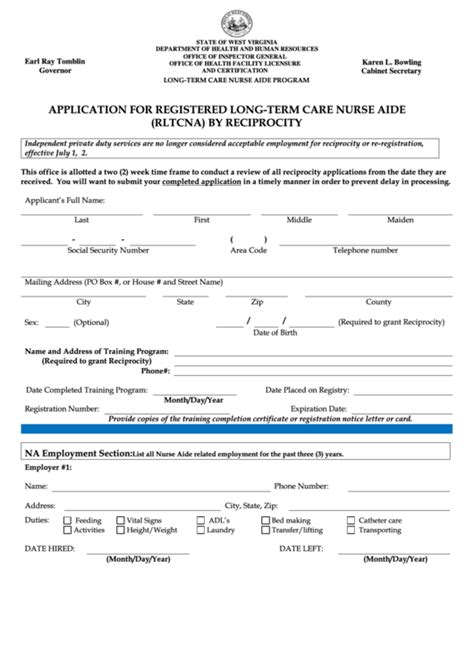 Certified Nurse Aide (NA) and Medication Aide (MAA) Applications and Forms. . Colorado cna reciprocity form